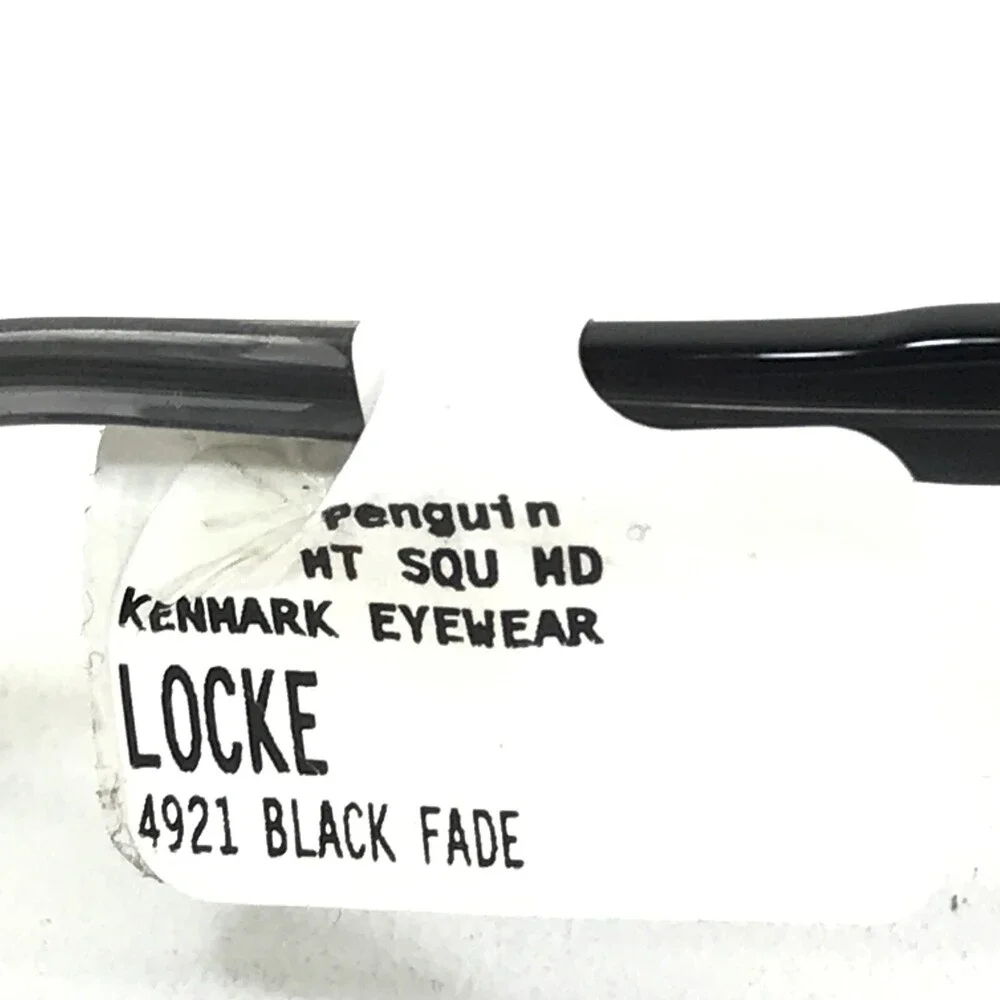 Penguin Eyeglasses Frames The Locke RK Grey Horn Clear Round Full Rim 49-21-140